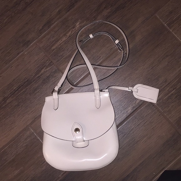 Dooney & Bourke Handbags - Dooney and Bourke crossbody whiteleather purse NWT